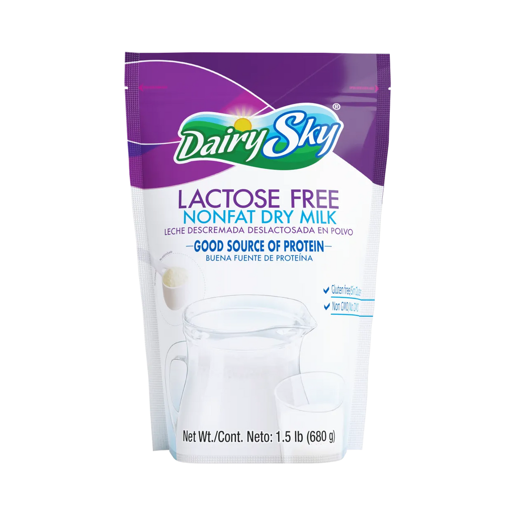 DairySky Lactose-Free Milk Powder (1.5 LB, 24 oz) - Nutrient-Rich Dairy Substitute