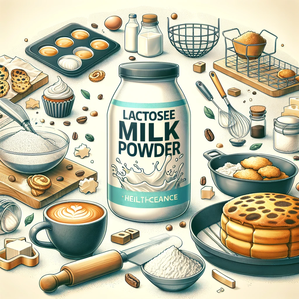 reative image for a blog post about DairySky Lactose Free Milk Powder