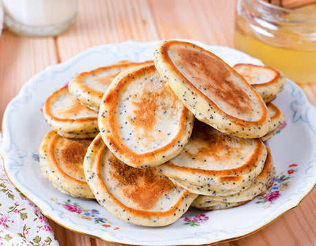 Pancakes gluten free, no sugar added and high fiber