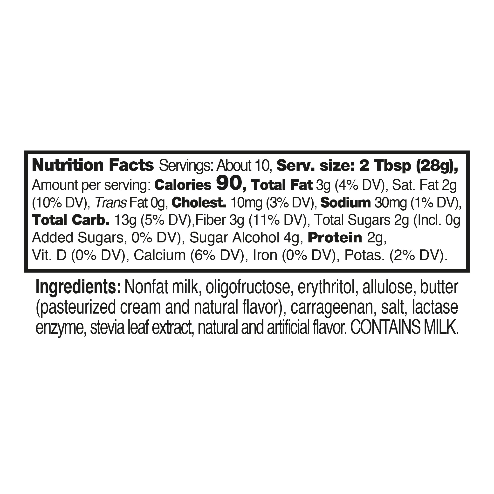 DairySky Dulce de Leche - No Added Sugar | Milk Caramel Spread | 10.5 oz (298g) | 2 Pack