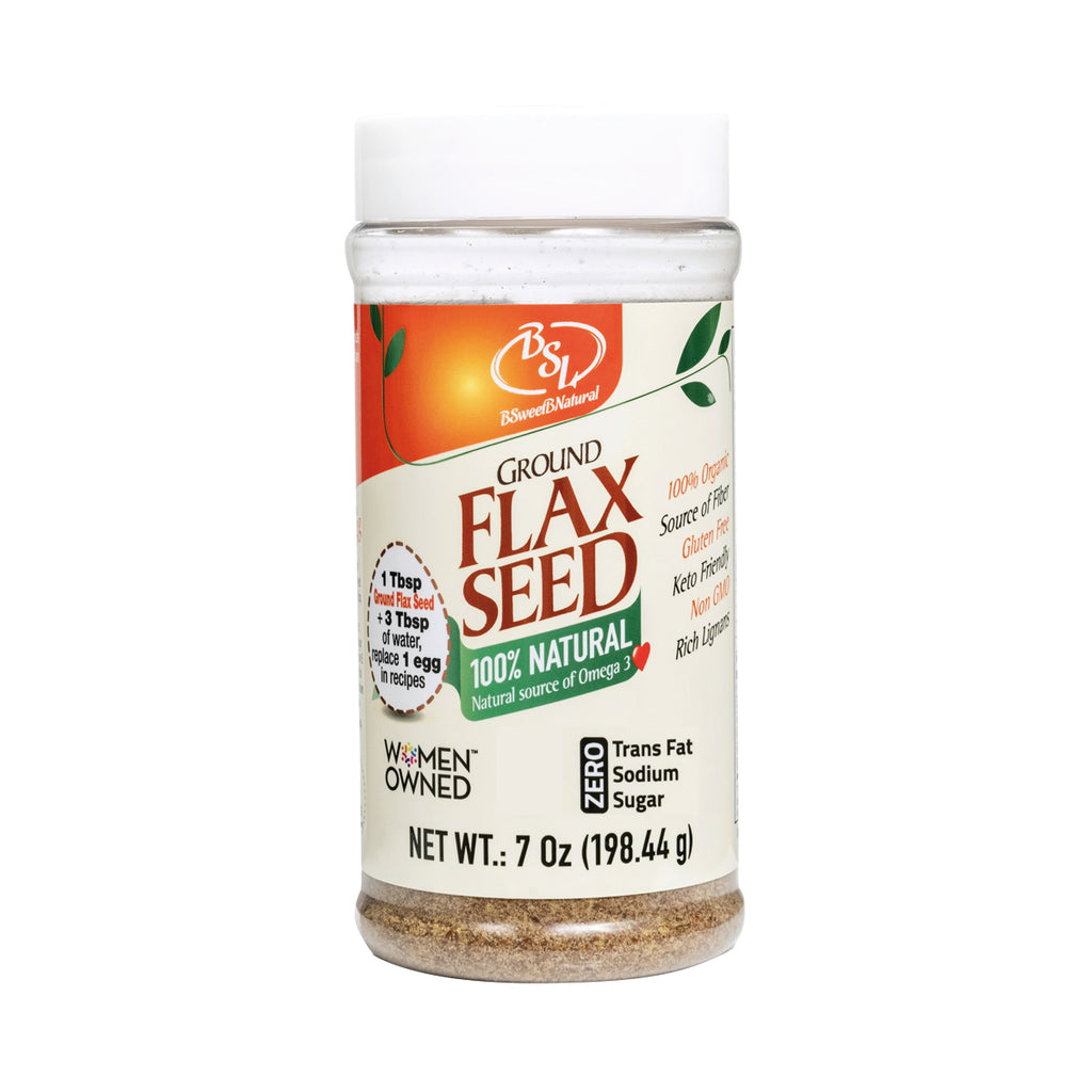 🌱 Organic Ground Flax Seeds. Net Wet.  7 Oz
